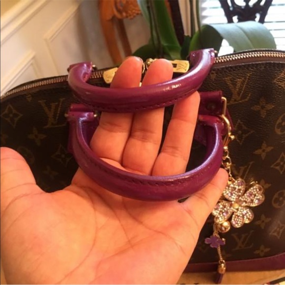 Authentic Louis Vuitton Alma Custom Violet - Picture 6 of 10